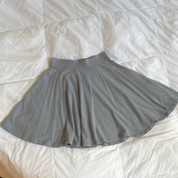 SO Gray Mini Skater Skirt with Pleats - Picture 3 of 3